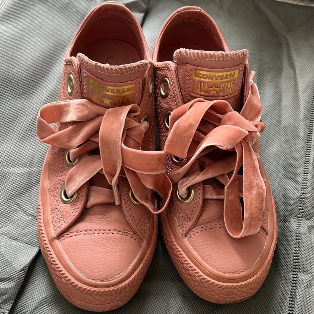 Limited edition matte pink Converse